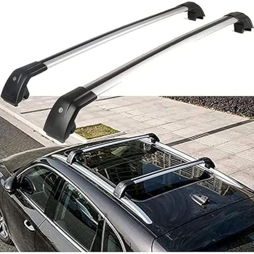 XATHKJOE 2 Stück Auto Dachträger Dachreling für BMW X3 E83 G01 2011-2019 Dachgepäckträger-Alu Relingträger Fahrradträger, Dachboxen oder als Skiträger