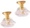 2Pcs Miniature Ceiling Lamp Set Battery Operated Dollhouse Chandelier for Doll House Decor for Living Room & Bedroom Simulation Furniture Lights Lights Battery Operated Ceiling