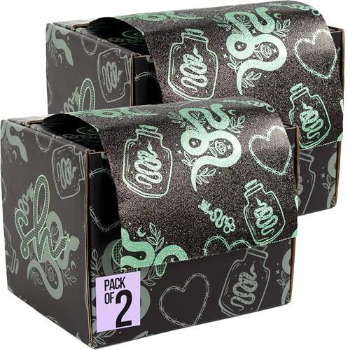 Simply Hair Hair Foil Roll – Pack of 2-100m Embossed Medium Weight Roll with Built-In Cutter – Custom Length Foil for Hair Dye, Highlights & Balayage- No-Slip Grip - 12.7cm - Serpent