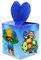 Brawstar 6 Scatole per Bomboniere, Scatole per Regali Vari, Dolcetti, Piccoli Regali 15.2 x 8,5x 8,5 cm (Scatola senza nome bambina/o) Malatigeniali