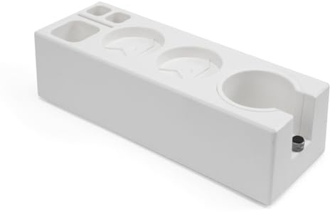 Osmond 51-58mm ABS Coffee Filter Tamper Holder Coffee Knock Box Espresso Tamper Mat Stand Cafe Tools Coffee Accessories White