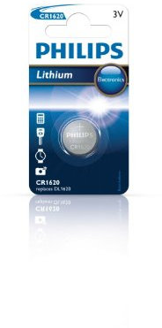 Philips CR1620 Pile bouton Lithium