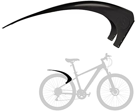 Mudhugger Radsport Standard Hinterradkotflügel, Schwarz, Einheitsgröße, MMU03