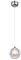 Kronleuchter Pendel Leuchter Hängeleuchte Pendelleuchte Farbige Bubble Ball Lampe Glas Esszimmerlampe Für Mehrflammige Leuchten Höhenverstellbare 100Cm (Color : Single head Transparent Color)
