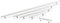 Kitchen Cupboard Cabinet T-Bar Door Handle White 320mm