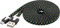 PremiumCord Cavo di Collegamento Piatto USB - Micro USB in Tessuto 2m, USB A Maschio a Micro B Maschio, Cavo Dati Ad Alta Velocità, 2X Schermato, AWG28, Colore Nero/Blu/Giallo