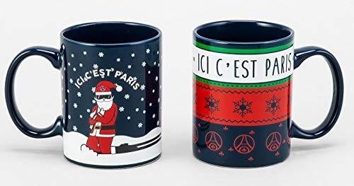 Coffret 2 x mug PSG - Collection officielle PARIS SAINT GERMAIN