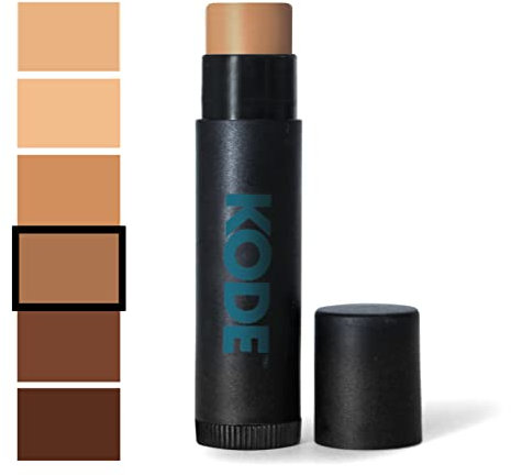 KODE Mens Concealer Stick for Blemish, Acne, Dark Circles, and Scars - Medium to Dark - 0.15 oz