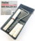 ProDec Advance 6 pc 4 inch Short Pile Microfibre Mini Paint Roller, Frame & Tray for a Smooth Finish Painting with Emulsion, Gloss, Satin, Varnish, Woodstain on Interior Walls, Ceilings, Wood, Metal