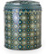 IMAGES D'ORIENT Andalusia Coffret cadeau avec bol et tasse Vert/doré Ø 12 cm Tasse 250 ml Porcelaine Design oriental avec motifs géométriques Livré dans une boîte cadeau en tôle