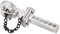 VGEBY RC Trailer Hook, Metal RC Trailer Hook RC Spare Parts for SCX10 RC Crawler (Silver) Car Model Accessory Model Toy