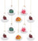 8cm Hängendes Glas Teelichthalter Globus 12 Stück Pflanzenterrarien Glaskugeln Luftpflanzen Teelicht Kerzenhalter Wohnkultur Indoor Outdoor Garten