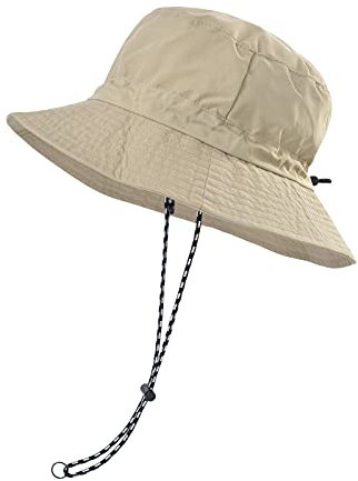 FEICUI Herren Damen Outdoor Bucket Hat Quick Dry Packable Boonie Hut UV-Schutz Sonnenhut, khaki, Einheitsgröße