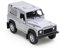 Toyland® 4 Zoll (10cm) Die Cast Modell Land Rover Defender Spielzeugauto - Spielfahrzeuge (Silber)