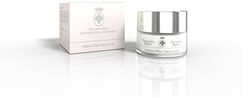 Palazzo Rosa - La Bellezza Per Il Tuo Viso Naturale 100% Biologico E Fatto In Italia - Il Meglio Per La Pelle Direttamente Dalla Rosa Damascena - CREMA VISO IDRATANTE 50 ml