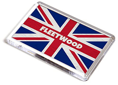 FRIDGE MAGNET - Fleetwood - Union Jack Flag