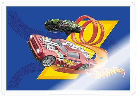 Spreadshirt Hot Wheels Looping Racer Sticker Aufkleber, 10 x 10 cm, Transparent glänzend