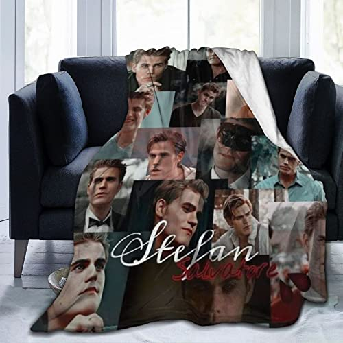 Kuschelige Plüsch-Stefan Thow-Decke Salvatore Flanelldecke, Bettwäsche, warmes Fleece, weiche Decke für Sofa, Couch, Wohnzimmer, Büro, Auto, Camp, Stranddecken, 60x50