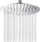 Yapwiki Rain Shower Head, 8 Inch High Pressure Rainfall Shower Head, 304 Stainless Steel Round Waterfall Shower Heads, Ultra-Thin Chrome Fixed Showerhead G1/2 Universal for Bath Ceiling Wall Mount