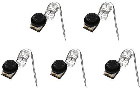 VENEKA 5X 1NC 1NO AC 250V/ 380V 16A 0-40°C Temperaturregelung Schalter Kapillar Thermostat