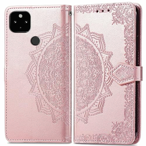 BIIULHCI Hülle für Google Pixel 4A 5G,Klappbar Leder Tasche Case Cover,Handyhülle für Google Pixel 4A 5G Kartenfach Standfunktion Schutzhülle Klapphülle Lederhülle