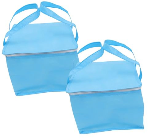 PRETYZOOM Set Di 2 Borse Termiche Per Il Pranzo Bento Bag Lunch Box Portatili Per Spuntini E Torte