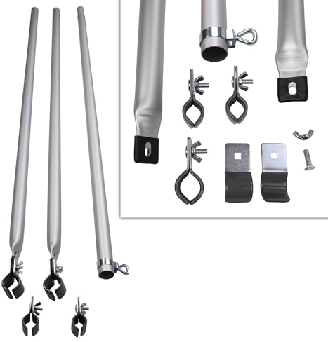 your GEAR Connection Pole - Dachauflagestange, teleskopierbare Dachstange aus Aluminium für Vorzeltgestänge