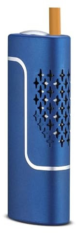 FUNRIN Cendrier électronique Intelligent, Cendrier Personnel portatif USB Rechargeable Multifonctionnel sans fumée pour Cigarettes d'intérieur pour la Maison, Voiture, Bureau,Bleu