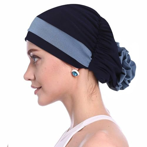 WETOO Damen Blume Muslim Turban Chemo Krebs Cap Kopftuch Kopfbedeckung