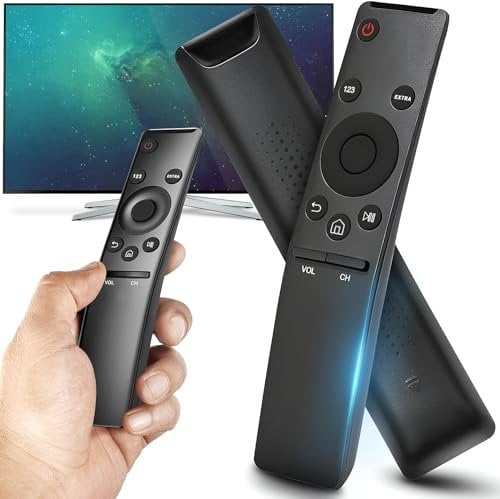 Ersatz Fernbedienung für alle Samsung Fernseher LED QLED UHD SUHD HDR LCD Frame Curved Solar HDTV 4K 8K 3D Smart TVs, BN59-01274A