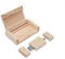 Yaxiny Maple Wood Box USB C Flash Drive 128GB 1 Stück, OTG USB C Pen Drive, USB 3.0 und USB C Flash Drive, Typ C Speicherstick für USB A+USB C Android Smartphone…