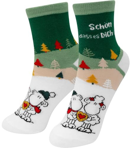 Sheepworld Zaubersocken Motiv Schön | Damensocken, Größe 36-40, gepresst geliefert | Geschenk, Winter, Weihnachten | 51163