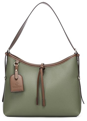unisoul Handtasche Damen Tote Bag Shopper Groß,infache Handtaschen PU Leder Tote Shopper Bag -Mode Schule Arbeit Freizeit Henkeltasche mit Reißverschluss