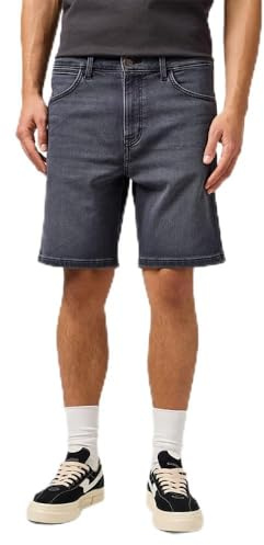 Wrangler Pantaloncini da Uomo in Jeans, vestibilità Rilassata, vespro, 33W