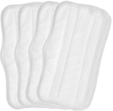 casstaly 4 Pack Steam Mop Pads Replacement for S3101 S3202 S3250 Washable Cleaning Pad Steamer Pad for Hard Floors