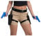 Wicked Costumes Double Thigh Holsters with Guns Fancy Dress Accessory