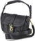 Abro Leather Dalia Star Saddle Shoulderbag Black/Nickel