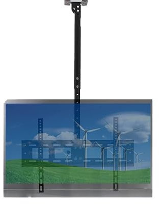 CAMEKIGZ TV-Halterungen, TV-Wandhalterung, Deckenhalterung für TV, voll beweglich, 360 Grad drehbar, neigbar und schwenkbar, um 90° nach unten klappbar (Größe: 65–255 cm)