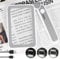 Diealles Shine Lupa para Leer Libros, 4X Recargable Lupas de Gran Aumento con Luz, Gafas Lupa con Luz LED para Personas Mayores y Deficientes Visuales, Lupa Lectura para Leer, Trabajar de Cerca