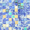 Yuvori Piastrelle a mosaico in ceramica fatte a mano, 2 cm, 0,5 kg, fai da te, Qinghua tradizionale cinese e stili moderni, decorazione per interni, progetti artistici fai da te in bagno, cucina,