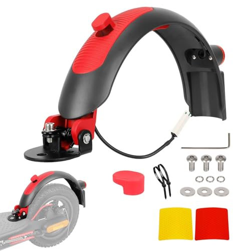 Aluminium Schutzblech Hinten für Xiaomi M365, Pro, Pro 2, 1S, Essential,Hergestellt aus Einer Aluminiumlegierung, stark und langlebig, Zubehör für Elektroroller