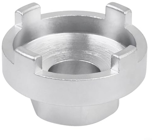 EXTRWORY Freewheel Removal Tool Bike Sprocket Puller Tool Single Speed 4 Notch Freewheel Remover Carbon Steel Silver