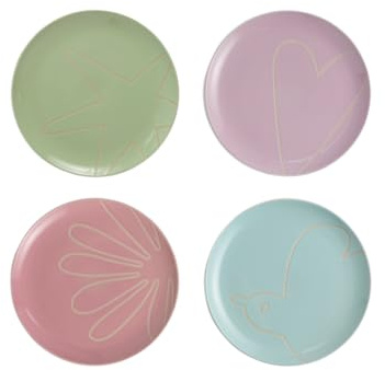 Tilly Ramsay Plate 21cm 8.3in Mixed Set of 4