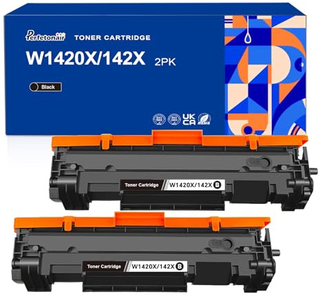 Perfetonair 142X Ersatz für HP Tonerkartuschen(2 schwarz)