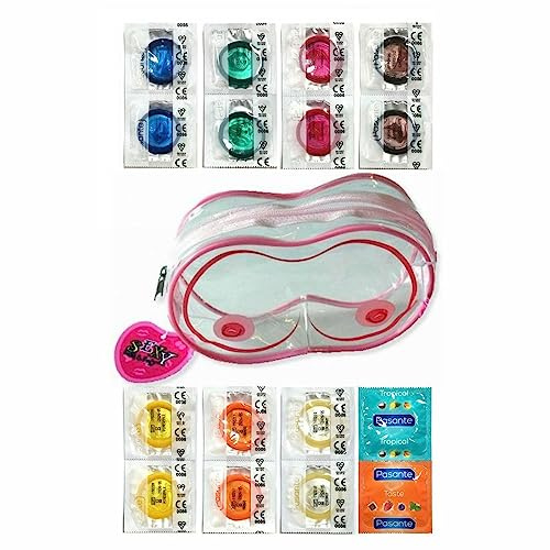 CONDOM FRUIT PROFILATTICI PRESERVATIVI COLORATI AROMATIZZATI CON CONFEZIONE REGALO