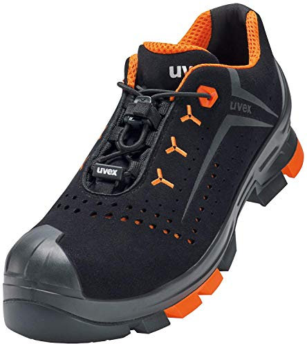 Uvex 2 Arbeitsschuhe - Sicherheitsscuhe S1 P SRC ESD - Orange-Schwarz, Größe:42
