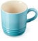 Le Creuset Stoneware Cappuccino Mug, 200 ml, Teal, 70303201700099