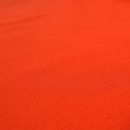 MAGAM-Stoffe Luca Canvas Baumwollstoff Kleidung Polsterstoff Meterware 50cm (14. Terracotta)