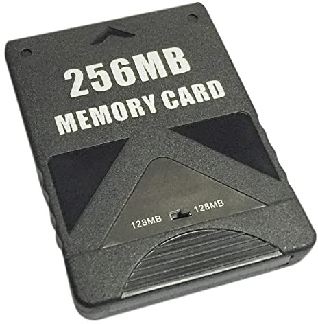 256MB Memory Card For Sony PS2 - Black | ZedLabz