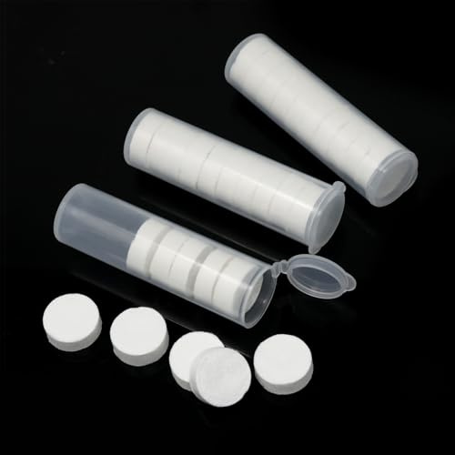 yueton Einweg-Waschlappen aus komprimierter Baumwolle, magisch, tragbar, Camping-Tücher, Handtücher, Tabletten, 20,3 x 21,6 cm, mit Tragetasche, 30 Stück